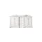 James Martin Vanities De Soto 72in Double Vanity, Bright White w/ 3 CM Ethereal Noctis Quartz Top 825-V72-BW-3ENC - alternate 1